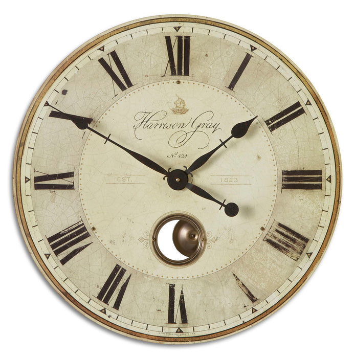 Harrison Gray - 23" Clock - Beige