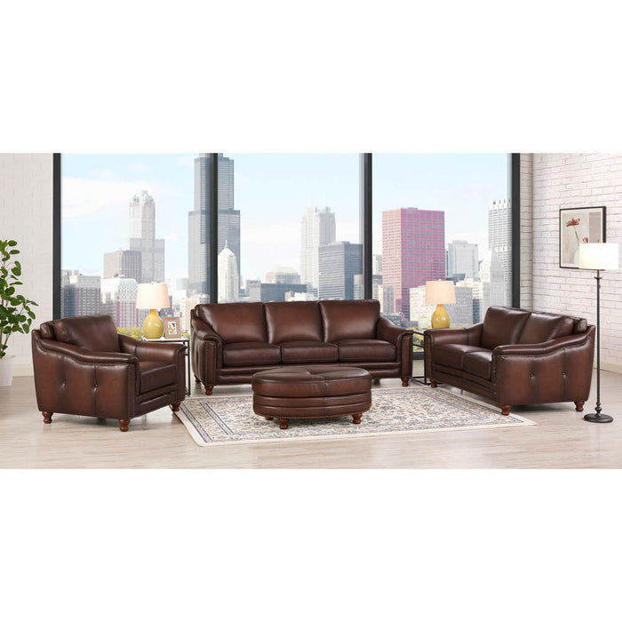 Belfast - Top Grain Leather Loveseat