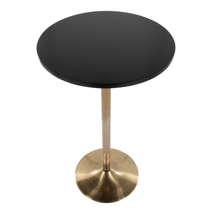 Pebble - Contemporary & Glam Adjustable Dining / Bar Table