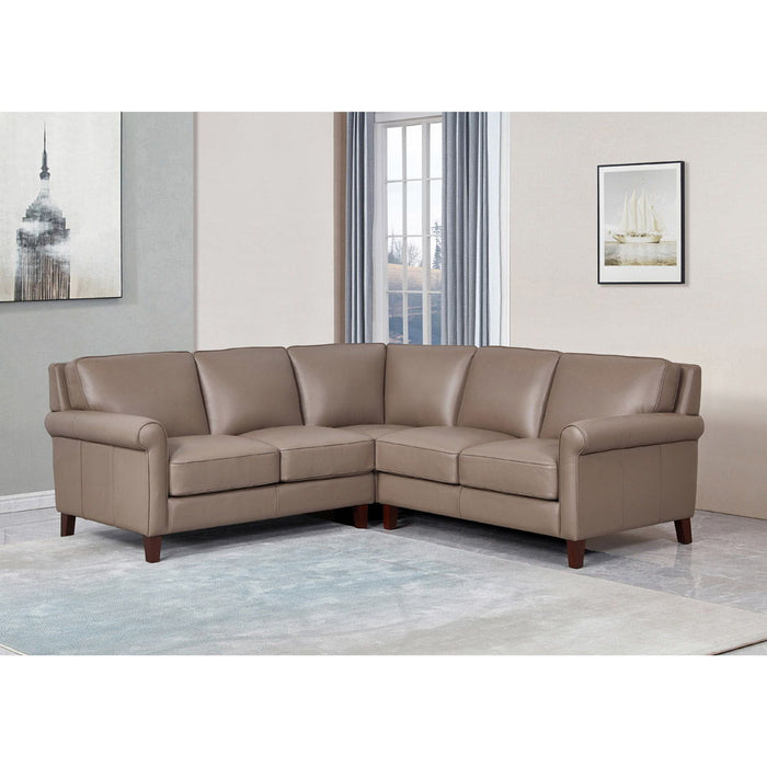 Laguna - Sectional Leather - Brown