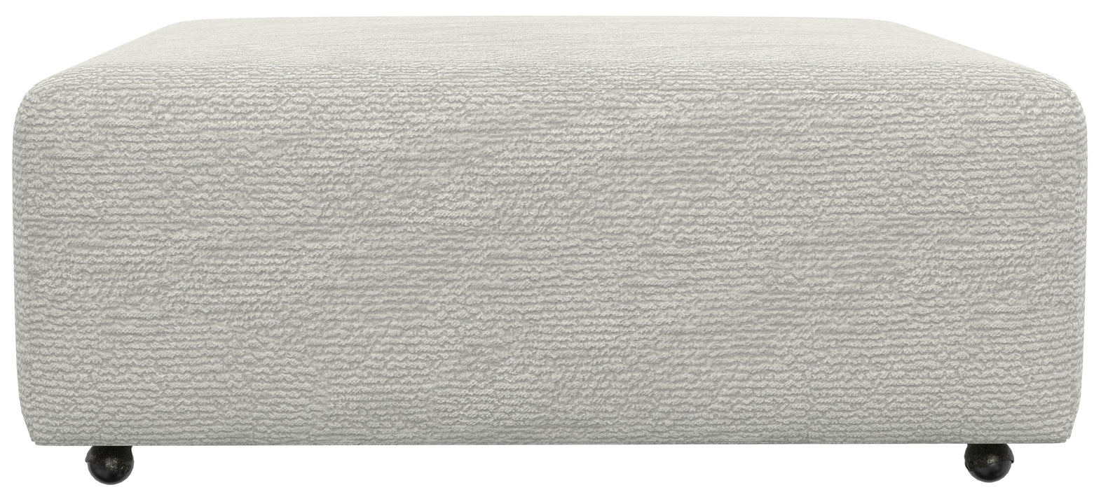 Majesty - Castered Cocktail Ottoman - White