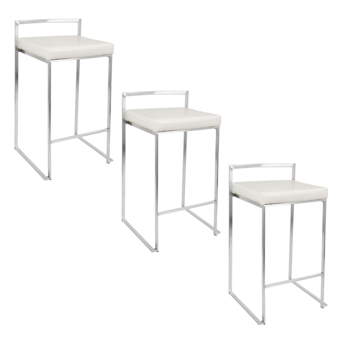 Fuji - Elegant Design Contemporary Stackable Counter Stool