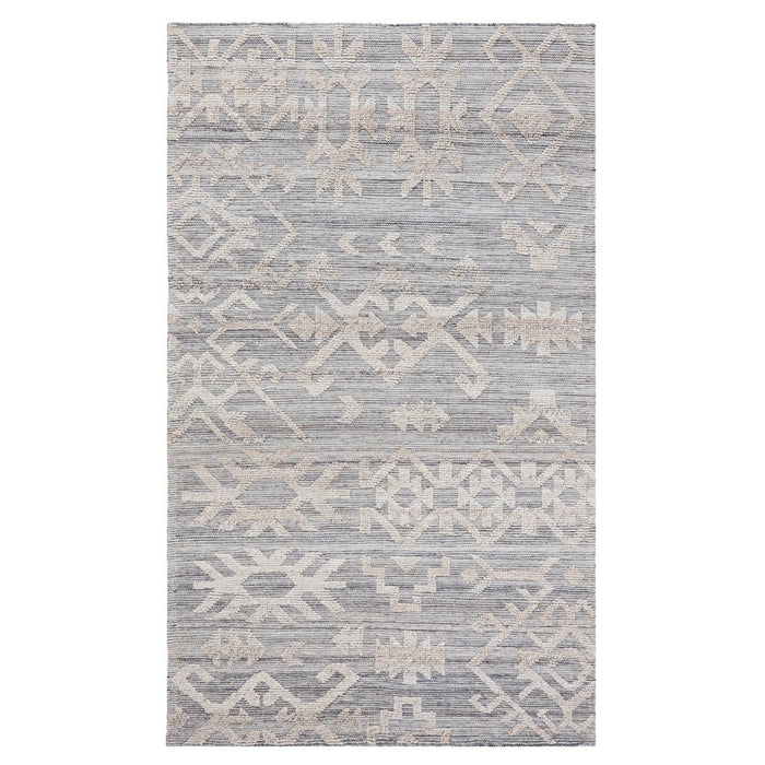 Mirage - 1' x 1' Indoor/Outdoor Tundra Rug - Gray Multi