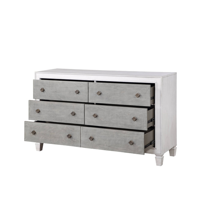 Katia - Weathered Dresser - White