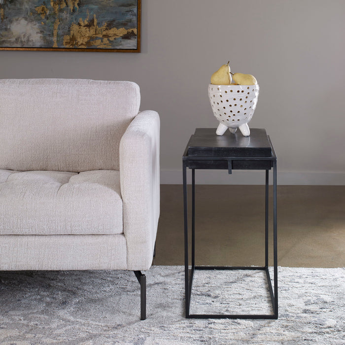 Telone - Modern Side Table - Black