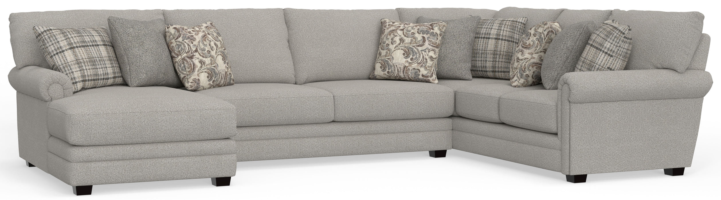 Livingston - Sectional With Comfort Coil Seating And Accent Pillows