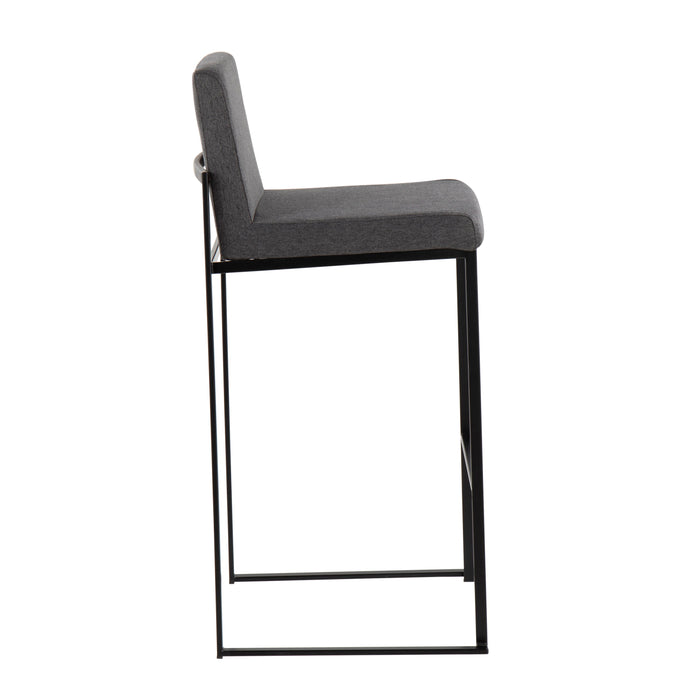 Fuji - Contemporary High Back Barstool Elegant Design