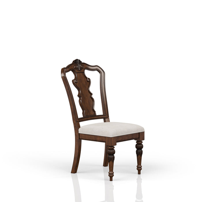 Traditional Side Chair - Mahogany