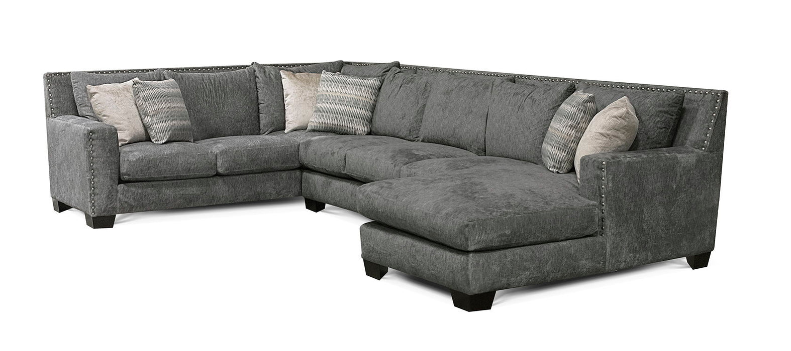 Del Mar - 7K00 - Luckenbach 3 Piece U-Shaped Sectional with Nails