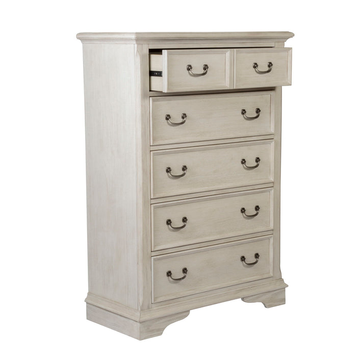 Bayside - 5 Drawer Chest - White