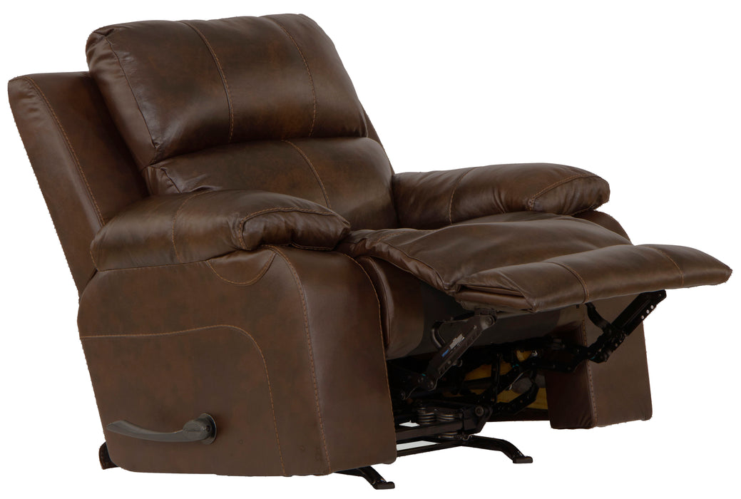 Positano - Top Grain Italian Leather Rocker Recliner - Cocoa