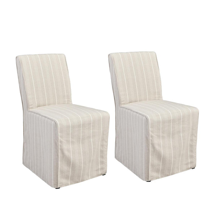 Amaya - Upholstered Dining Chair (Set of 2) - Beige