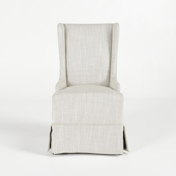 Melrose - Wingback Upholstered Dining Chair - Natural