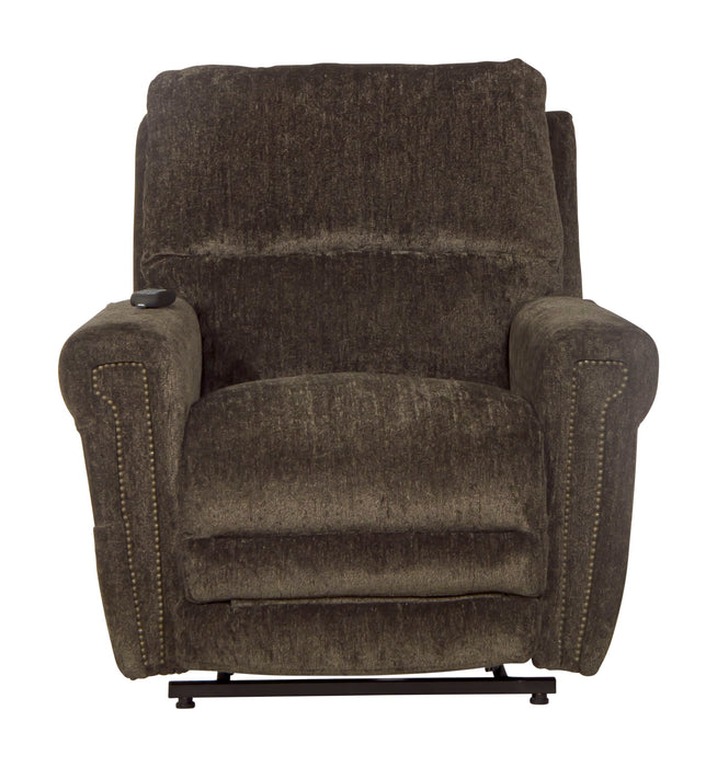 Warner - Power Headrest With Lumbar Power Lay Flat Recliner