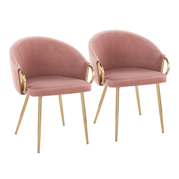 Claire - Contemporary / Glam Chair (Set of 2)