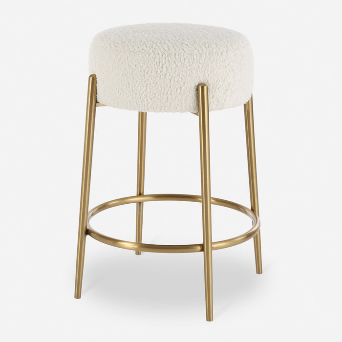 Arles - Brass Counter Stool