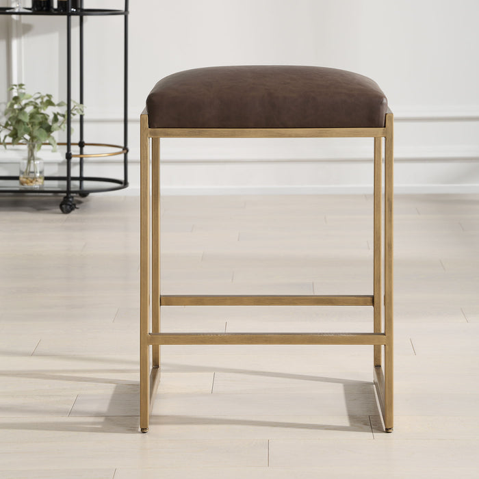 Atticus - Gold Counter Stool