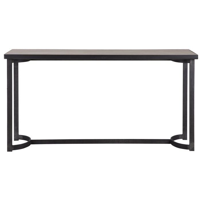 Basuto - Steel Console Table - Light Brown