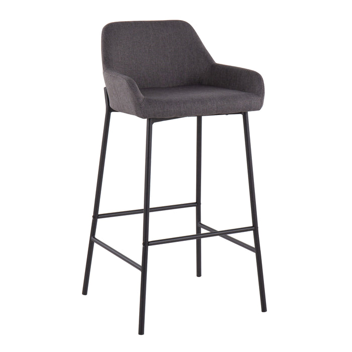 Daniella - Industrial Fixed Height Bar Stool (Set of 2)