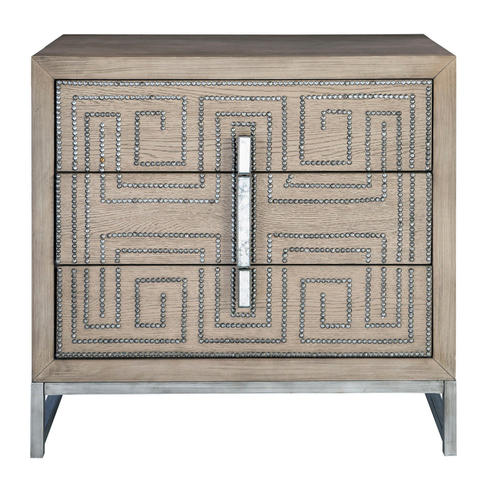 Devya - Accent Chest - Gray Oak