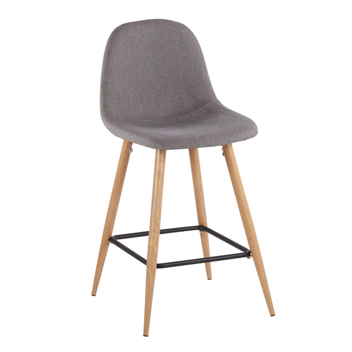 Pebble - Mid Century / Modern Counter Stool (Set of 2)