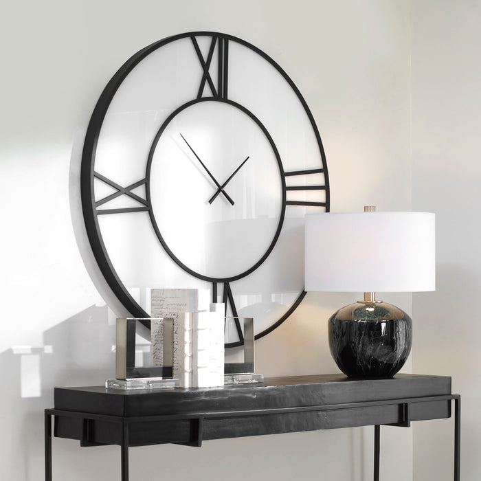 Reema - Wall Clock - Black