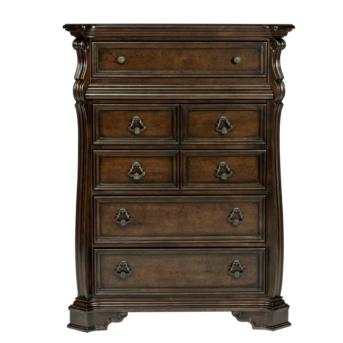 Arbor Place - 6 Drawer Chest - Dark Brown