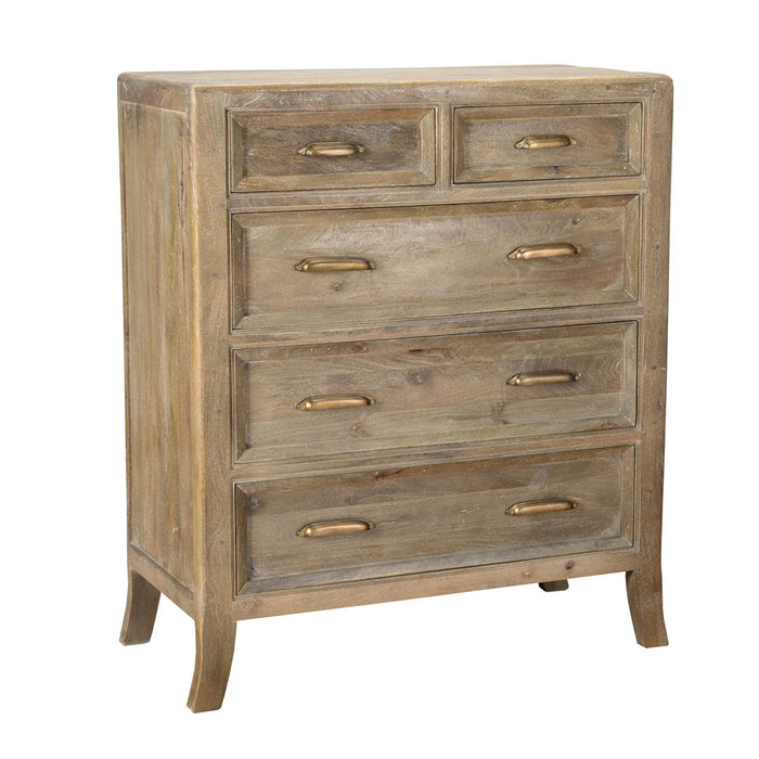 Francesca - 5 Drawer Dresser - Vintage Taupe