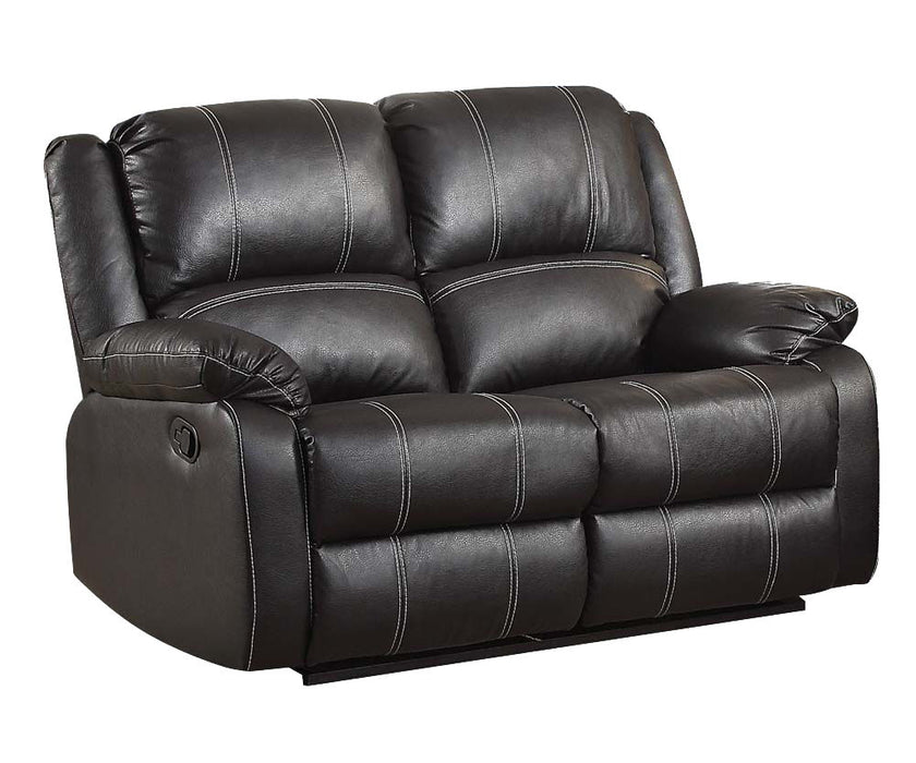 Zuriel - Synthetic Leather 3 Piece Living Room Recliner Set