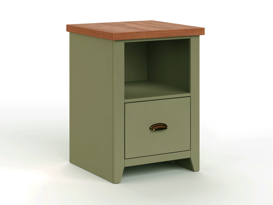 Vineyard - Drawer File - Sage Green, Fruitwood