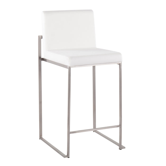 Fuji - Contemporary High Back Counter Stool, Functional Design