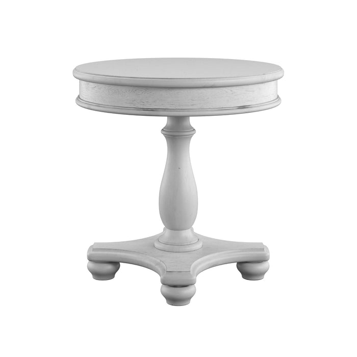 Mariano - Round End Table - Gray