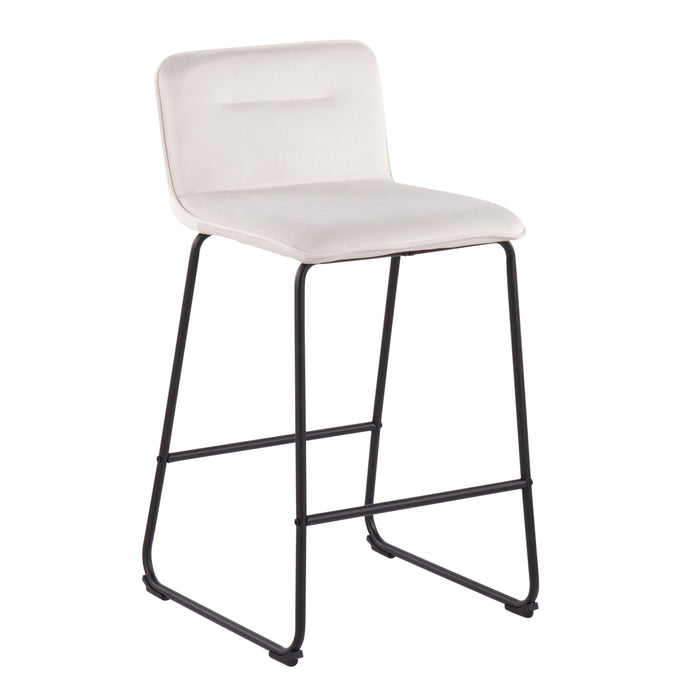 Casper - Fixed Height, Contemporary Counter Stool (Set of 2)