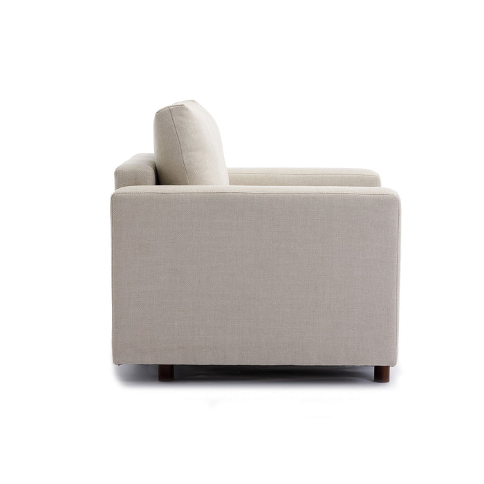 Single Seat Module Sofa Sectional Couch, Cushion Covers Non-Removable And Non-Washable