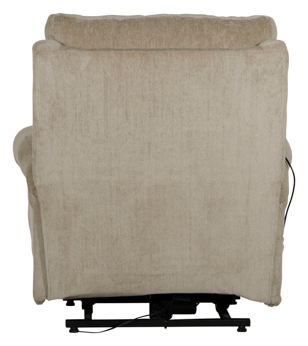 Warner - Power Headrest With Lumbar Power Lay Flat Recliner