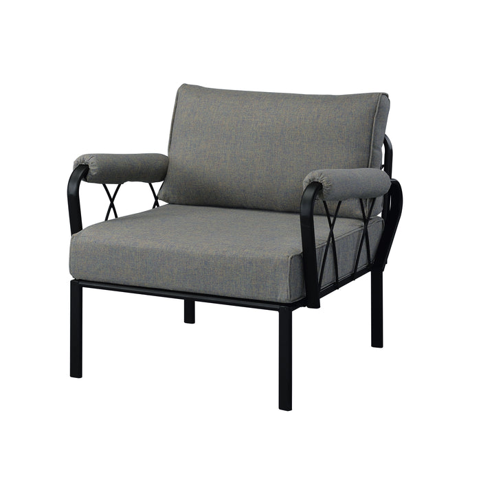 Rajni - Patio Set (1 Armed Chair, 1 Ottoman)