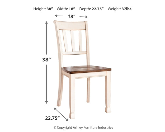 Ashley Express - Whitesburg Dining Room Side Chair (2/CN)