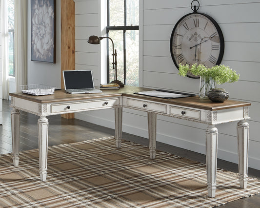 Ashley Express - Realyn 2-Piece Home Office Desk