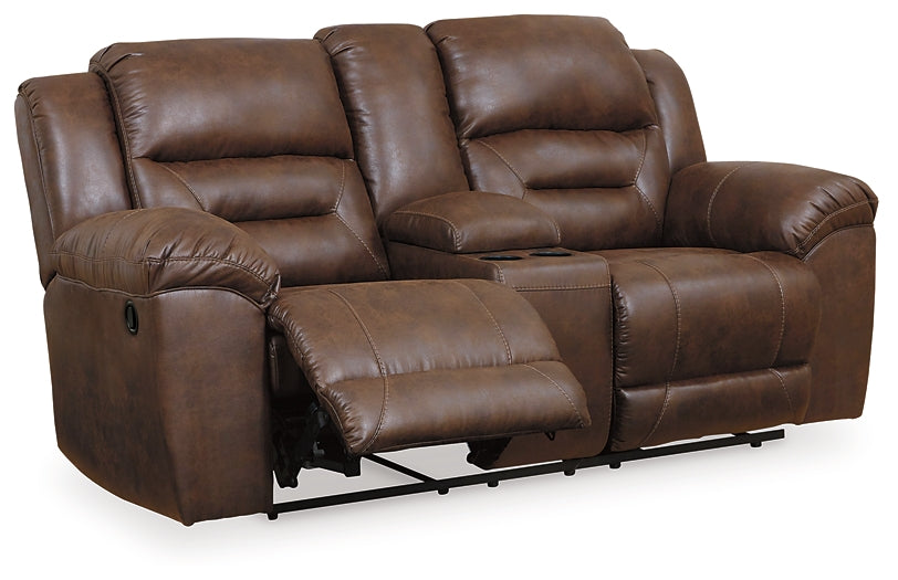 Stoneland DBL Rec Loveseat w/Console