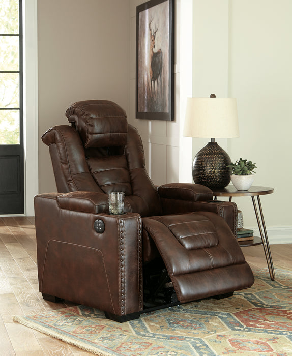 Owner's Box PWR Recliner/ADJ Headrest