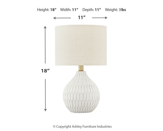 Ashley Express - Wardmont Ceramic Table Lamp (1/CN)