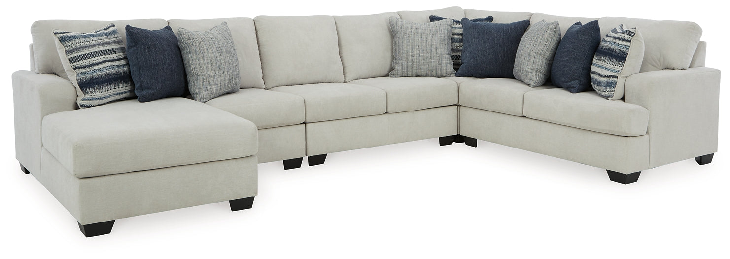 Lowder 5-Piece Sectional with Chaise