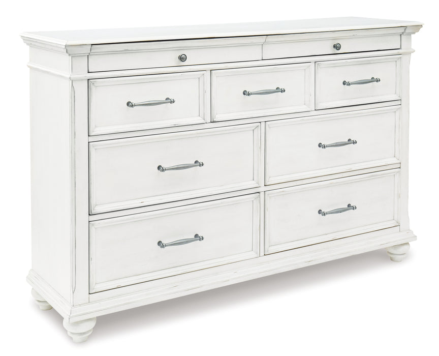 Kanwyn King Panel Bed with Dresser