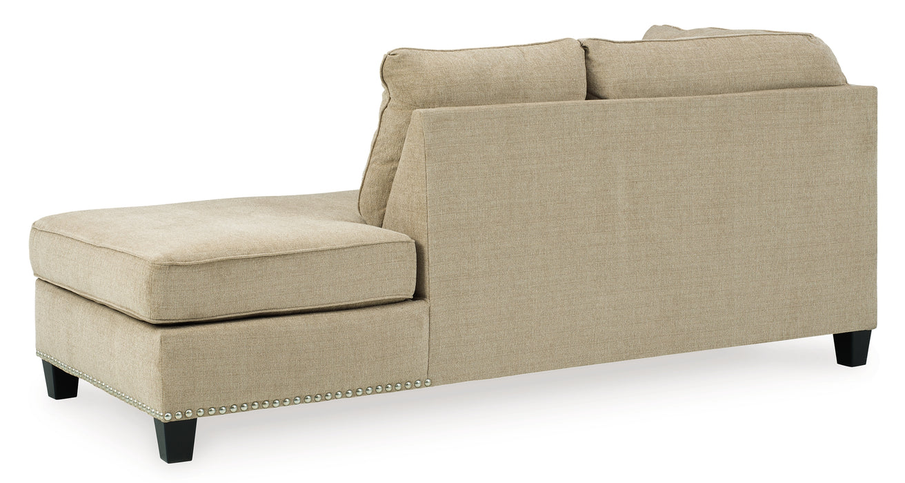 Dovemont 2-Piece Sectional with Ottoman