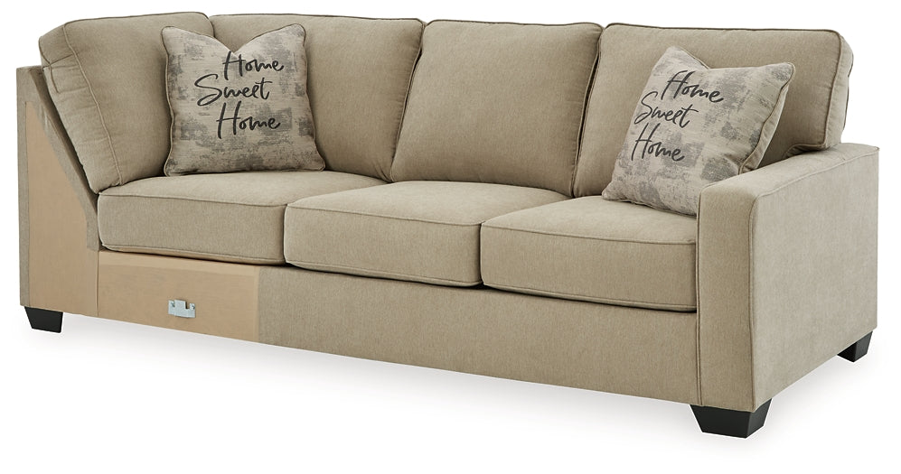 Lucina 3-Piece Sectional with Ottoman