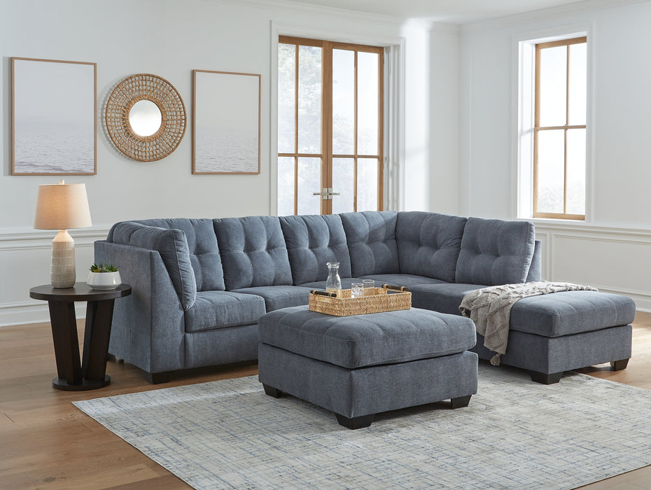 Marleton 2-Piece Sectional with Ottoman