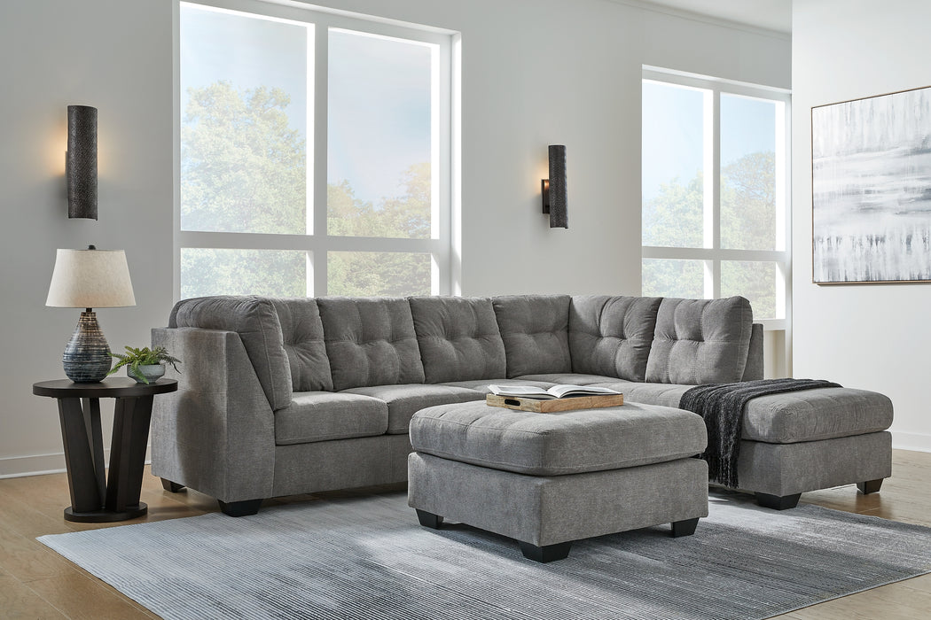 Marleton 2-Piece Sleeper Sectional with Ottoman