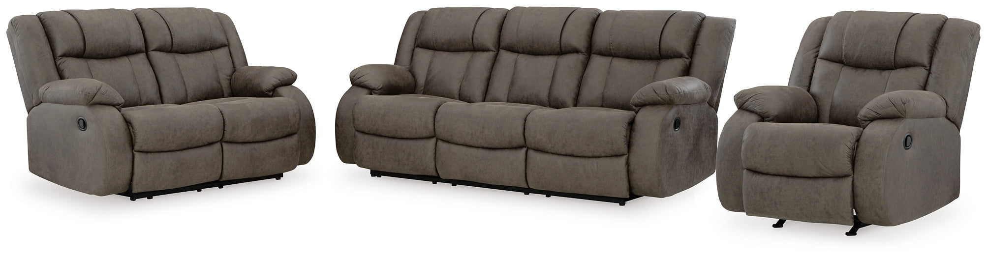 First Base Sofa, Loveseat and Recliner