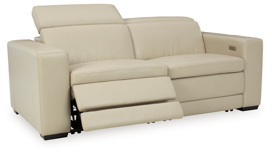 Texline 3-Piece Power Reclining Sectional Loveseat