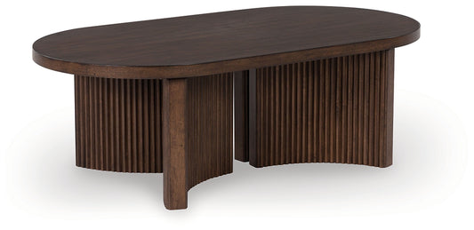 Ashley Express - Korestone Oval Cocktail Table